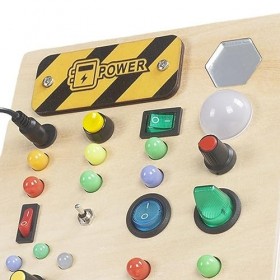 predolo Switch Busy Board Jouet Montessori, jeu de rôle, motricité fine, jouet de voyage pour la maternelle, cadeaux dannive