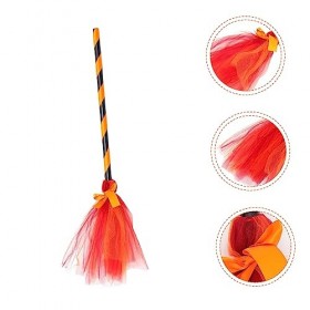 KALLORY 5 Pièces Balai Accessoire Ornement Méchant Jeu De Rôle pour Enfants Fil De Fête Volant Accessoires Décoratifs Cosplay