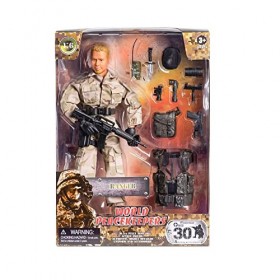 iTrend World Peacekeepers Figurines militaires et véhicules avec accessoire – Jouets de combat réalistes pour enfants – Plast