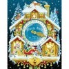 Vermont Christmas Company Calendrier de lAvent avec Spinner Coucou de Noël en Anglais 