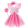 Xiaojiu DéGuisement Enfant Fille Costume Sorciere Enfant 3 Ans,Bebe Halloween Deguisement Robe Noël Enfant Robe Princesse Jup