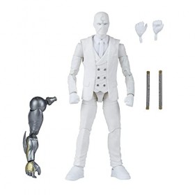 Marvel Hasbro Legends Series, Figurine de Collection Mr. Knight de 15 cm de la série MCU Disney+ Moon Knight, 4 Accessoires e