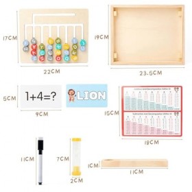 Colcolo Labyrinthe En Bois, Jeu Dorthographe de Lettres Assorties, Jouets de Voyage, Jeu de Société pour Garçons et Filles