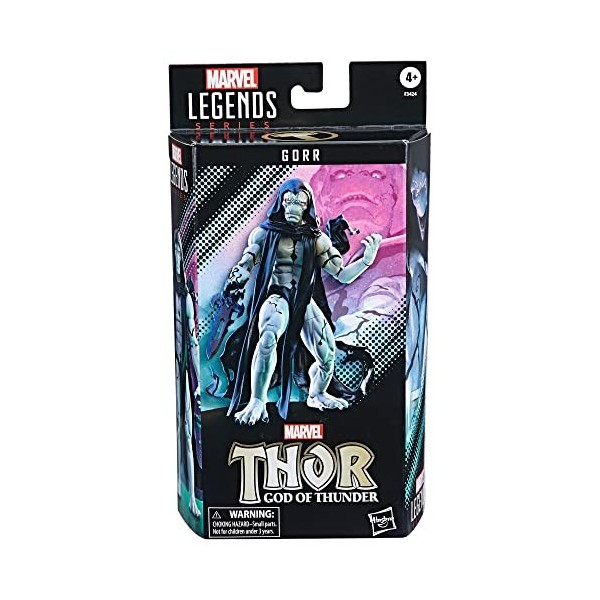 Hasbro- Marvel Legends Series Thor Comics Gorr Figurine DAction 15,2 Cm Jouet à Collectionner 2 Accessoires, F3424, Multicol