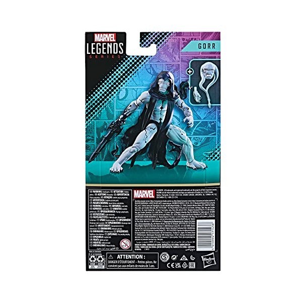 Hasbro- Marvel Legends Series Thor Comics Gorr Figurine DAction 15,2 Cm Jouet à Collectionner 2 Accessoires, F3424, Multicol