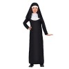 Costume de religieuse bon marché avec couvre-chef robe fille fille fille 10-12 ans 