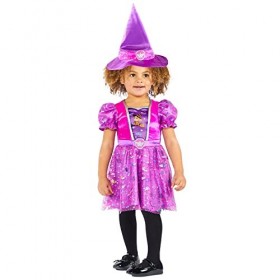 amscan DÉGUISEMENT SKYE SORCIÈRE ÉTOILÉE FILLE - Se Déguiser, Cosplay Pour Halloween - Thème s : Célébrité - Taille 2/3 ANS