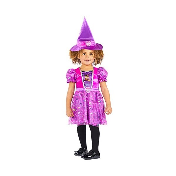 amscan DÉGUISEMENT SKYE SORCIÈRE ÉTOILÉE FILLE - Se Déguiser, Cosplay Pour Halloween - Thème s : Célébrité - Taille 2/3 ANS