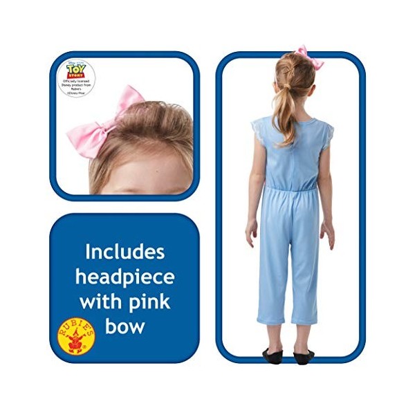 Rubies Déguisement officiel Disney Toy Story 4 Bo Peep pour fille - Taille S - 3-4 ans