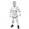 Rubies Costume Strom Trooper pour enfants, Jumpsuit imprimé et masque, Officier Star Wars, Costume durable Green Collection p