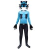 CKCKTZ Skibi-dis Costume dHalloween pour enfant TV homme caméraman garçon jeu vidéo cosplay combinaison pour 5-12 ans 9-10 