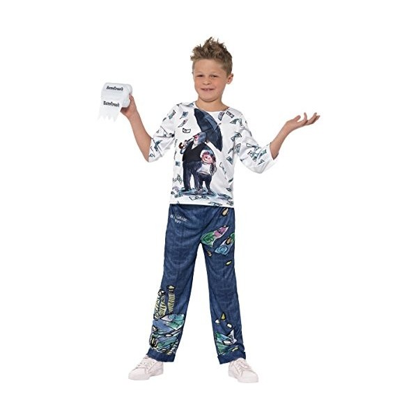 Smiffys Déguisement Enfant David Walliams Deluxe Billionaire Boy, Taille S