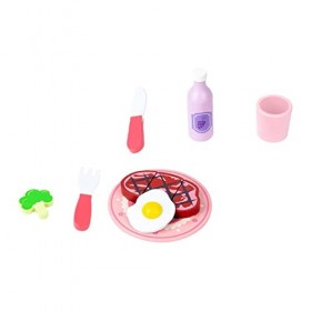Toyvian 1 Jeu Vaisselle De Simulation Jouets De Nourriture pour Le Dîner Accessoires De Cuisine pour Tout-Petits Jouet De Ste