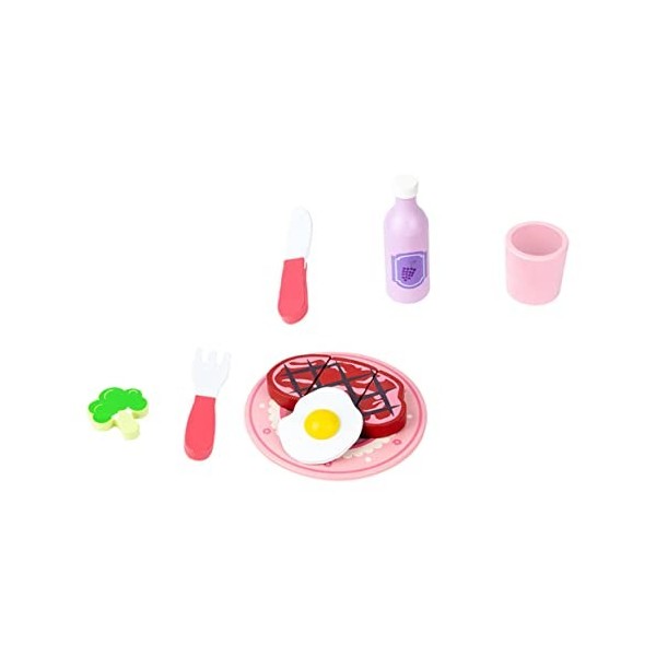 Toyvian 1 Jeu Vaisselle De Simulation Jouets De Nourriture pour Le Dîner Accessoires De Cuisine pour Tout-Petits Jouet De Ste