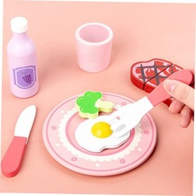Toyvian 1 Jeu Vaisselle De Simulation Jouets De Nourriture pour Le Dîner Accessoires De Cuisine pour Tout-Petits Jouet De Ste
