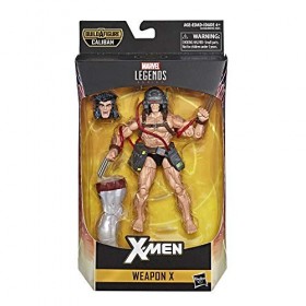 Hasbro Marvel Legends Series 6" Collectible Action Figure Weapon X Toy X-Men Collection � with Caliban Build-A-Figure