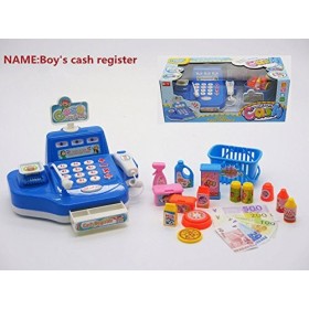 Caisse enregistreuse électronique, magasin de jouets, supermarché, jeux de simulation, courses