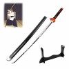 Epee en Demon Slayer Katana 75cm Sabre Cosplay Tout en Bois Épée Dentraînement Fait Main, Epee De Frappe pour Affichage À La