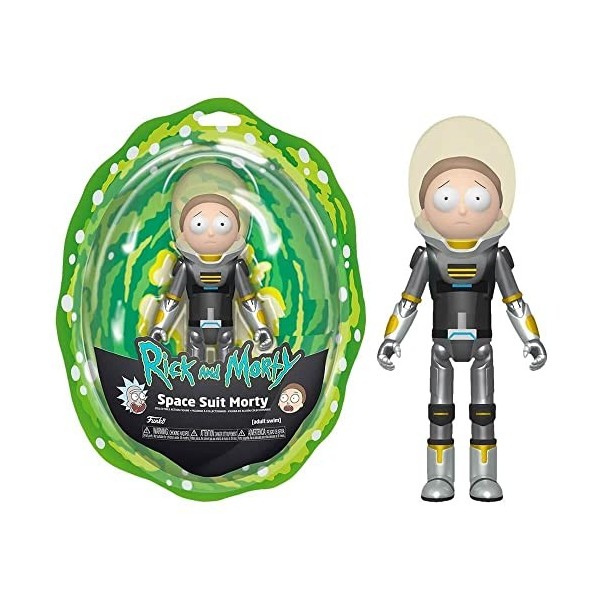 Rick and Morty - Figurine Space Suit Morty métallique de 12,7 cm