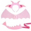 IBAKOM Déguisement Animaux Enfant Fille Costumes Halloween Robe Tutu dinosaure Léopard Cosplay Carnaval Noël Fête Festival En