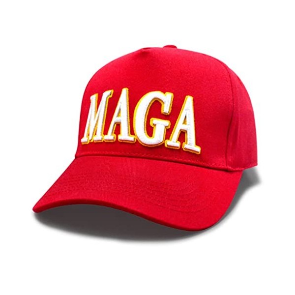 eBoutik - Chapeau fantaisie MAGA – Make America Great Again Red Hat – Accessoire de costume de cerf Trump – Halloween, déguis