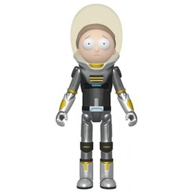 Rick and Morty - Figurine Space Suit Morty métallique de 12,7 cm