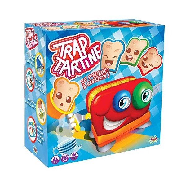 Splash Toys Traptartine Nouvelle Version - Jeu daction - Sois Prêt à Attraper Les Toasts Qui Surgissent du Grille Pain !