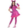 Applysu Costume de chat Cheshire pour fille Halloween, fête habillée et jeu de rôle cosplay