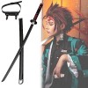 Épée DAnime Japonaise En Bois Katana Demon Slayer Kamado Tanjiro Cosplay Épée De Samouraï Anime Épée En Bois 76cm/104cm Kata