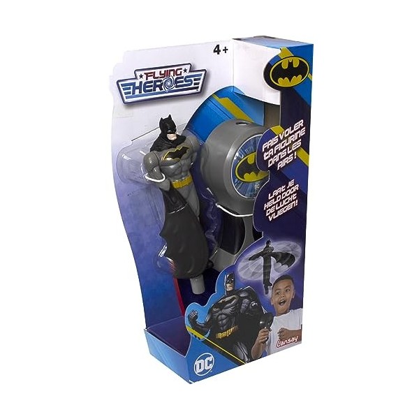 Flying Heroes - Batman - Figurine volante et son lanceur - Personnages de Comics - Dès 6 ans - Lansay