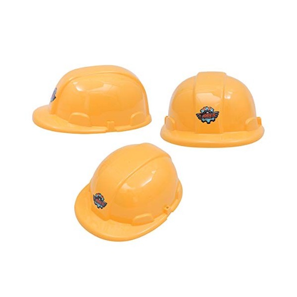 Toyvian Lot de 6 casques de sécurité pour enfants jaune 