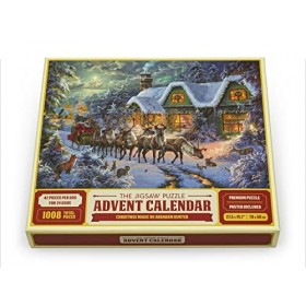 Le Puzzle calendrier de lAvent - La magie de Noël par Abraham Hunter