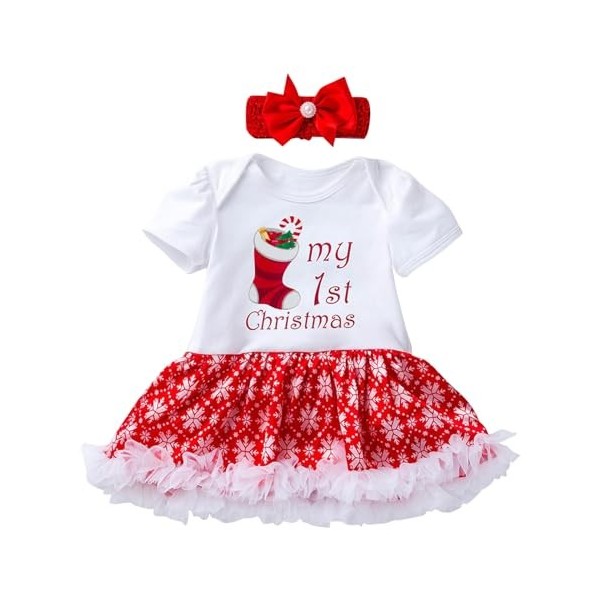 Xiaojiu Costume Fille 18 Mois Deguisement Pere Noel Bebe Fille Chapeau Sorcière Enfant,Deguisement Halloween Fille 4 Ans Robe