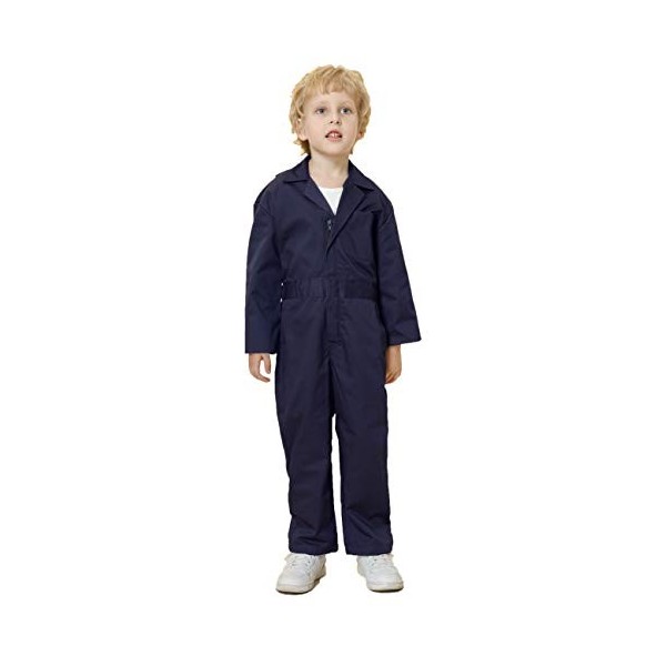 Pantalon De Travail Uni Pour Enfant - Pour Costume Ou Tenue Déguisement - En Coton - Taille Variable (voir Description)