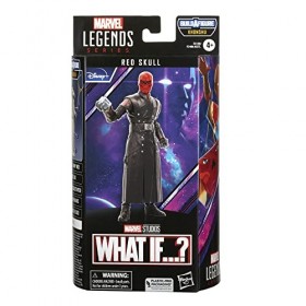 Marvel Legends Series, série What If, Figurine de Collection Red Skull de 15&nbsp;cm MCU Disney+, 1&nbsp;Accessoire et 1&nbsp;pièce Build-a-