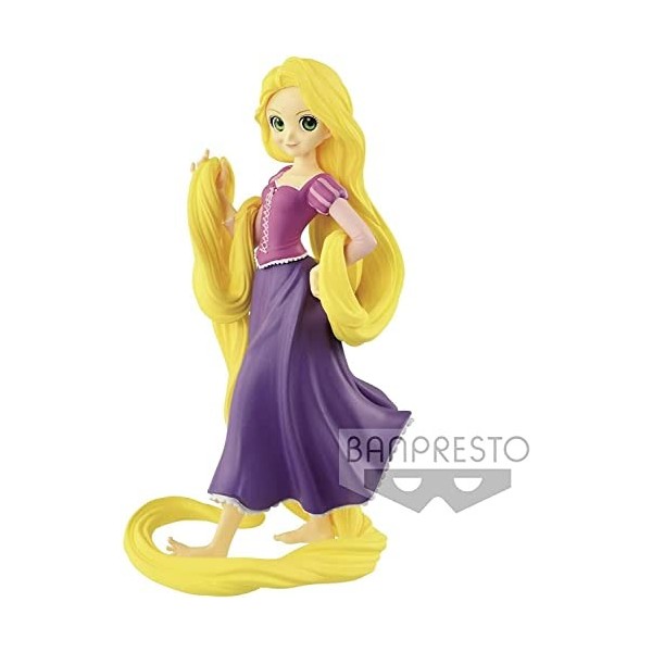 Figurine - Disney - Characters Crystalux - Raiponce - 16 cm