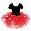 Inception Pro Infinite Costume Topolina - Robe - Costumino - Minnie - Body - Carnaval - Halloween - tutu - tulle - Serre-tête