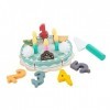 Perfeclan Jouet de gâteau danniversaire pour Enfants avec Bougies Accessoires de Fruits gâteau danniversaire Playset Enfant