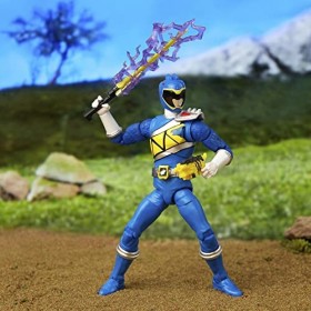 Power Rangers Lightning Collection, Figurine Ranger Bleu Dino Charge de 15&nbsp;cm