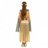 SELORE Costume de Carnaval Fille Egyptienne 4-6 Ans Princesse Enfant Cosplay（4-6 ans