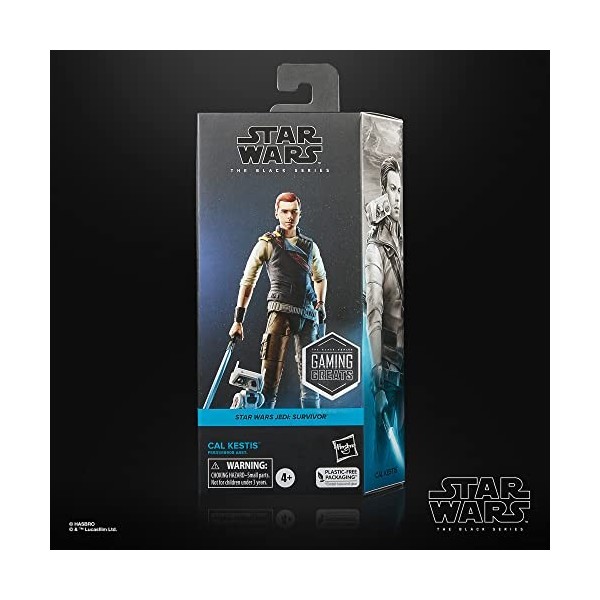 Hasbro The Black Series Cal Kestis Figurine daction Environ 15 cm à Collectionner Star Wars Jedi : Survivor, Jouet à parti