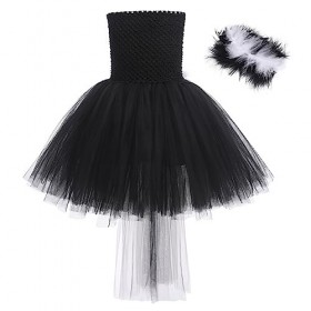 OBEEII Déguisement danimaux Enfant Robe de Léopard/Girafe/Zèbre/Tigre/Vaches Tutu Princesse Cosplay Carnaval Halloween Fêtes