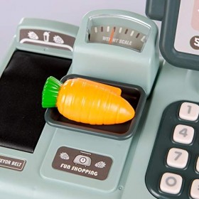 KP3437 Caisse enregistreuse pour enfant avec calculatrice électronique et argent