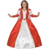 Ciao Princesse dAsburgo Costume Fille Taille 7-9 Ans , Rouge/Blanc