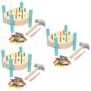 Toyvian 1 Ensemble De Jeu De Taraudage De Simulation Jouets Éducatifs pour Bébé Ensemble DOutils en Bois pour Les Tout-Petit