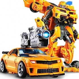 Transformers Toys Bumblebee, Sky Warrior, Wire Rope Warrior, jouet de transformation fait à la main, modèle de robot King Kon