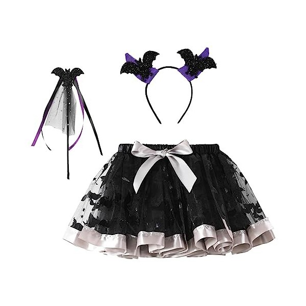 Xiaojiu DéGuisement Enfant Fille Déguisement Sorcière 12 Ans,Déguisement Halloween Fille 2 Ans Robe Ceremonie Bebe Deguisemen