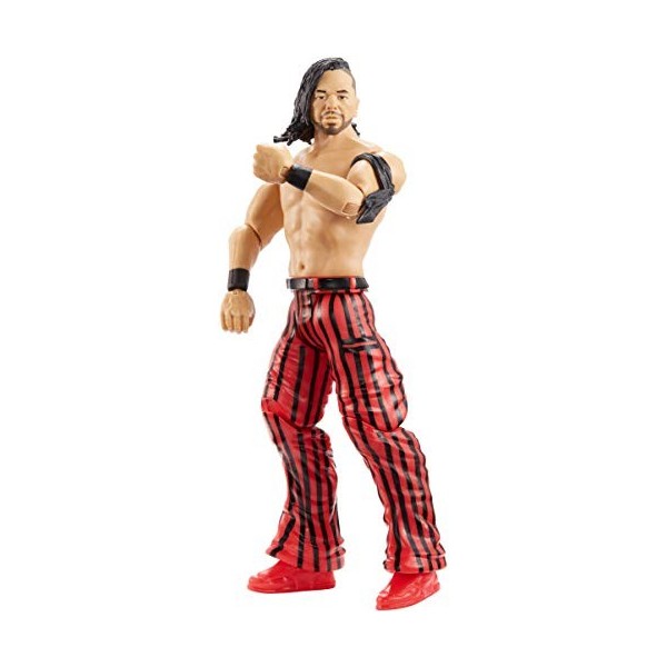 Wwe Figurine Articulée de Catch, Shinsuke Nakamu 17 Cm en Tenue de Combat, Jouet pour Enfant, Gcb74