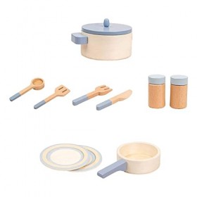 F Fityle Ensemble de Jeu de Cuisine pour Enfants simulé, Jouets de Maison de Jeu, ustensiles de Cuisine Mignons, Cuisine de J
