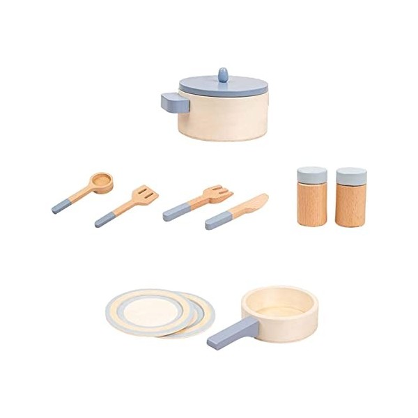 F Fityle Ensemble de Jeu de Cuisine pour Enfants simulé, Jouets de Maison de Jeu, ustensiles de Cuisine Mignons, Cuisine de J